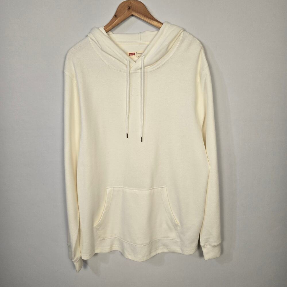 Levi’s Cream Hoodie – NWT – Men’s XL – Casual Fall Layer